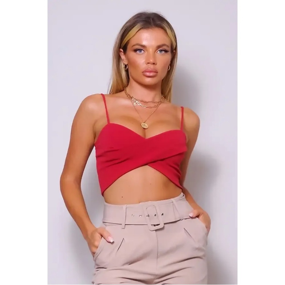 Twist Front Crop Top